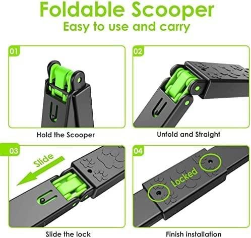 Folding Dog Poop Scooper (Assorted Color)